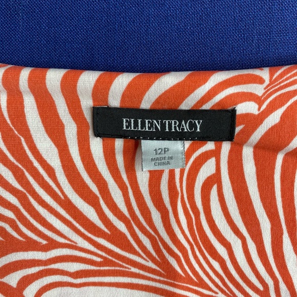 Ellen Tracy Safari Print Shift Dress - Picture 2 of 9